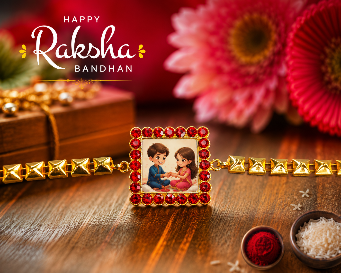 Square Bracelet Rakhi